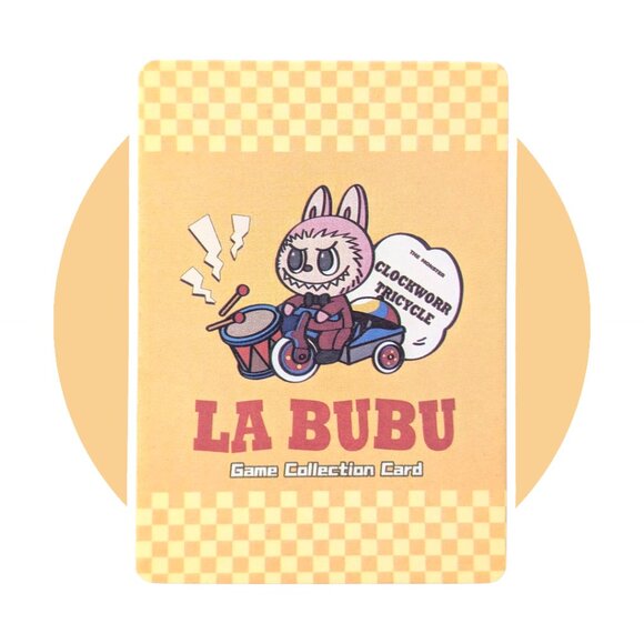 Labubu Game Collection Trading Card (WW09): White Monster Strawberry, LABU-009 - Picture 2 of 2